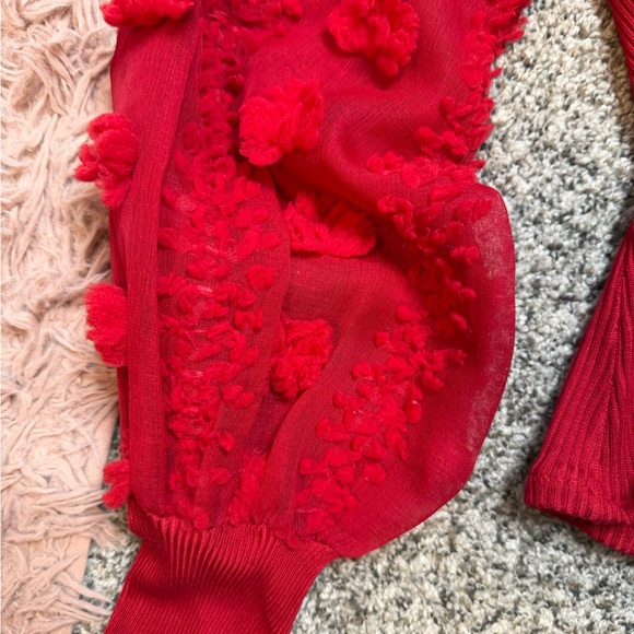 Almost Famous Vibrant Red Knit Top - Picture 2 of 5